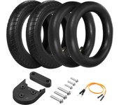 10 X 2.0 Inch Inflatable Inner Tube Outer Tire Wheel Set with Mudguard Spacer Kickstand Spacer Replacement for Xiaomi M365