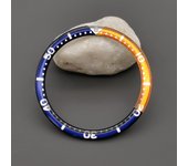 38mm*31.5mm Flat Resin Aluminium Watch Bezel Insert Fits SKX007 SKX009 SRPD Watch Case NH36 NH35 Movement Men Watch Parts
