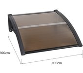 Marquesina de la puerta de entrada para techos, dosel de escritorio, dosel de la puerta de la casa, dosel de la puerta de entrada