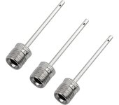 Aguja para inflar bomba de bola (paquete de 3) - Agujas de bomba de aire de acero inoxidable - Ideal para inflar todos los L