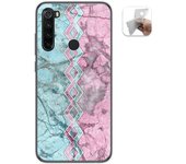 Tumundosmartphone Funda Gel Tpu para Xiaomi Redmi Note 8 (2019/2021) diseño Mármol 08 Dibujos