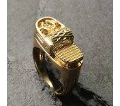 Stylish Men's Lighter-Inspired Ring - Vintage Punk Fashion Accessory, Perfect for Casual Attire & Special Occasions
