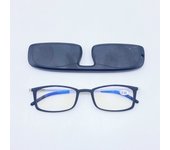 May Flower High Quality Light Anti-Blue Ray Reading Glasses TR90 Thin Portable Presbyopia Spectacles Glasses Men With Case +3.5