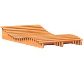 vidaXL Tumbona de madera maciza de pino 205x110x31,5 cm Pino natural, Blanco, Douglas natural Sillas de Exterior Ideal para jardín, playa, piscina, terraza Tumbona Piscina Tumbonas Playa Tumbonas Jardín Exterior