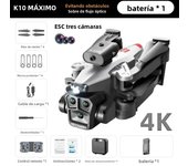 New K10 MAX Rc Drone GPS 8K With HD Camera 5G WIFI FPV Brushless Obstacle Avoidance Foldables Remote Control Quadcopter Toy Gift