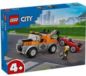 LEGO CITY CAMIÓN GRÚA Y REPARACIÓN DEPORTIVO 60435
