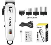 Kemei KM-PG809A KM-PG232 KM-3382 Professional Hair Clipper Set USB Charging Rechargeable Electric Shaver Cordless Beard Trimmer