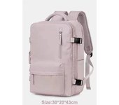 Mochila de viaje para mujer y niña, morral escolar de negocios de 15,6 pulgadas para ordenador portátil con bolsa de zapatos ind