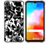 Funda Silicona para Ulefone Armor 12 5G diseño Snow Camuflaje Dibujos