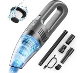 Aspirador De Mano, 120W Aspiradora Coche con Lavable Filtro Hepa, Recargable por Type - C, Aspiradora Sin Cable Coche Kit para DoméSticas Mascotas y Coche