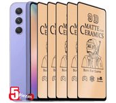 5PCS Matte Ceramic Film for Samsung A54 A34 A24 A14 A52 A52S A32 A12 Screen Protectors for Samsung A53 A33 A73 A13 A23 Not Glass
