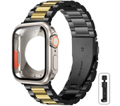Change to Ultra Case+Band For Apple Watch 46mm 44 42mm 45mm Metal Stainless Steel strap for iWatch series Series 10 9 8 7 6 SE 5