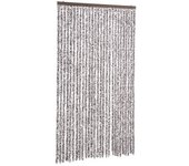 vidaXL Cortina Mosquitera Persiana Pantalla de Insectos Chenilla Color Azul,  Beige,  beige y marrón claro y mas