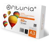 Folios A3, Papel Multiusos para Impresora y Fotocopiadora, Papel A3 Blanco para Entornos Laborales y Uso Doméstico, Folios din A3 80g/m², Paquete de Folios - Ofituria (100 hojas)