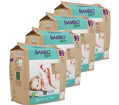 Pack ahorro Bambo Nature pañales T3(4-8kg)112 uds