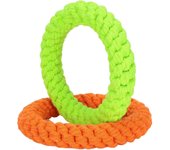 Juguetes para Masticar Perros, Juguetes para Perros with Cuerda Redonda, Juguetes De Cuerda para Perros, Juguetes Crujientes para Perros De Algodón para Mascotas Grandes