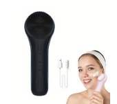 Cepillo eléctrico limpiador facial, exfoliante de silicona para el rostro, cepillo de limpieza facial para hombres y mujeres, cepillo de limpieza de masaje de vibración con temperatura constante recargable