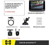Car DVR with 3 Cameras Dash Camera Cabin Camera with Front and Rear view Camera Video Recorder Auto Registrator Dvrs Dash Cam