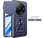 Camera Shockproof Armor Case For Xiaomi Redmi A3 A2 A1 4G Car Magnetic Holder Ring Protect Cover