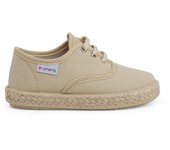 Pisamonas zapatillas lona cordones suela alpargata