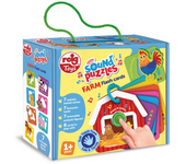 Puzzle EVA tarjetas Granja con sonidos y voces reales de animales (Reig RZ6612)