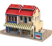 DAM. Puzle 3D WORLD STYLE SINGAPUR Casa tradicional 17x11x9cm.