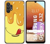 Tumundosmartphone Funda Gel Tpu para Samsung Galaxy A32 4G diseño Helado Vainilla Dibujos