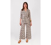 Pantalón mujer palazzo estampado Damas Parole Italy