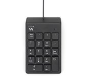 Ewent teclado numerico - cable usb-a de 1.35m - color negro
