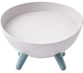 Soporte para orificio de jabón Material de jabón con fondo elevado de PP (verde) -