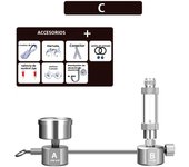 ZRDR Aquarium DIY CO2 generator system kit CO2 generator, bubble counter diffuser with solenoid valve,For / Aquatic plant growth