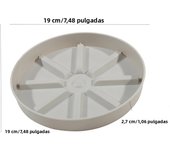 Pot Tray Round Movable Planter Dolly Trolley Pallet Outdoor Indoor Tree Flower Planter Stand Indoor Outdoor Garden