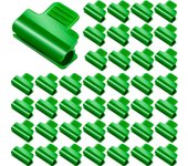 60 piezas de abrazaderas para invernadero, cubierta de hilera De Pelicula, Red de Sombra, abrazadera de Varilla, abrazaderas De Pelicula para invernadero, extensión de Plantas de temporada
