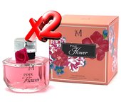 2 UNIDADES Pink Flower Eau de Parfum pour femme 100ml Montage Brands Fragancia inspirada en otros perfumes Perfume Mujer
