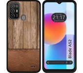 Funda Silicona para ZTE Blade A52 diseño Madera 09 Dibujos