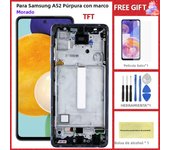 TFT" LCD Display For Samsung Galaxy A52 4G 5G Display Touch Screen Digitizer Assembly A525F A525M A526B  LCD Screen With Frame