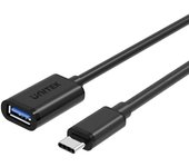 Cable USB-C a USB Unitek Y-C476BK 20 Cm Negro USB 3.2 Gen 1 5000 Mbit/s