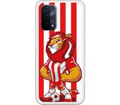 Carcasa para Oppo A54 5G / A74 5G - UD Almería Rozam Franjas Rojiblancas