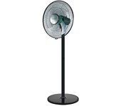 Sogo VENSS21245 - Ventilador de Pie 16" Base Redonda Negro. Adaptable Sobremesa
