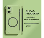 Ultra Thin Hard PC Magnetic Frameless Phone Case For Oppo Reno 5 6 8 Find X3 Neo Lite X5 Pro Wireless Charging Matte Color Cover