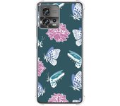 Funda Silicona Antigolpes para Motorola Edge 30 Fusion 5G diseño Flores 10 Dibujos