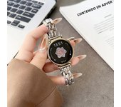 18mm 20mm 22mm Metal Chain Band for Huawei GT4 41mm Women Bracelet for Samsung Galaxy 7/5/6 44mm 40mm galaxy watch FE active 1/2