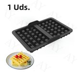 Air Fryer Waffle Silicone Baking Pan Waffle Mold for Ninja AF300EU AF400EU AF451EU SL400EU AF500DE and Many Other Air Fryers