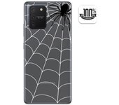 Tumundosmartphone Funda Gel Transparente para Samsung Galaxy S10 Lite diseño Araña Dibujos