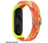 Bracelet for Mi band 7 Strap Elastic adjustable Nylon Braided Miband4 miband 5 correa Wristband xiaomi Mi band 3 5 4 6 strap