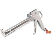 Pistola silicona niquelada tqz/001