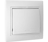 SOLERA Conmutador de cruce 10AX 250V Tipo cruzamiento Blanco - SOLERA - 42913 Cruzamiento + placa Material Eléctrico Interruptores