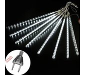 Solar Meteor Shower Rain String Lights Waterproof Garden Light 8 Tubes Christmas Tree Holiday Party Wedding Holiday Decoration
