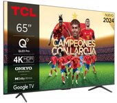 TV QLED TCL 65C655 4K HDR10+ Google TV Dolby Atmos