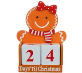 Calendar de Adviento Colgante de Madera Granja de Madera Decoración de comparación de Navidad Letreros de Cuenta regresiva de Navidad Suministros para fiesta navideñas para Mujeres y humres